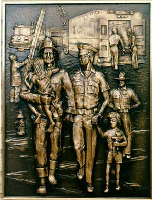 Bronze Plaques, FREE shipping on orders, Fast 7 Days, Low Prices, Firefighter memorial plaque, fire department plaque