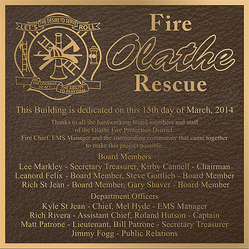 bronze plaques, cast bronze plaques, firefighter plaque, bronze firefighter plaque, cast bronze firefighter plaques