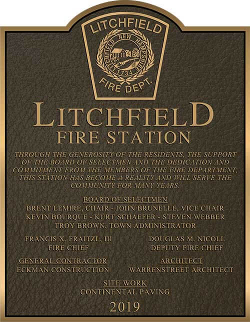 Bronze Plaque, cast Bronze Plaque, firefighter plaque, bronze firefighter plaque, cast bronze firefighter plaques
